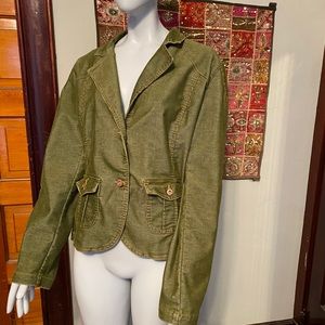 Jeanstar green corduroy jacket